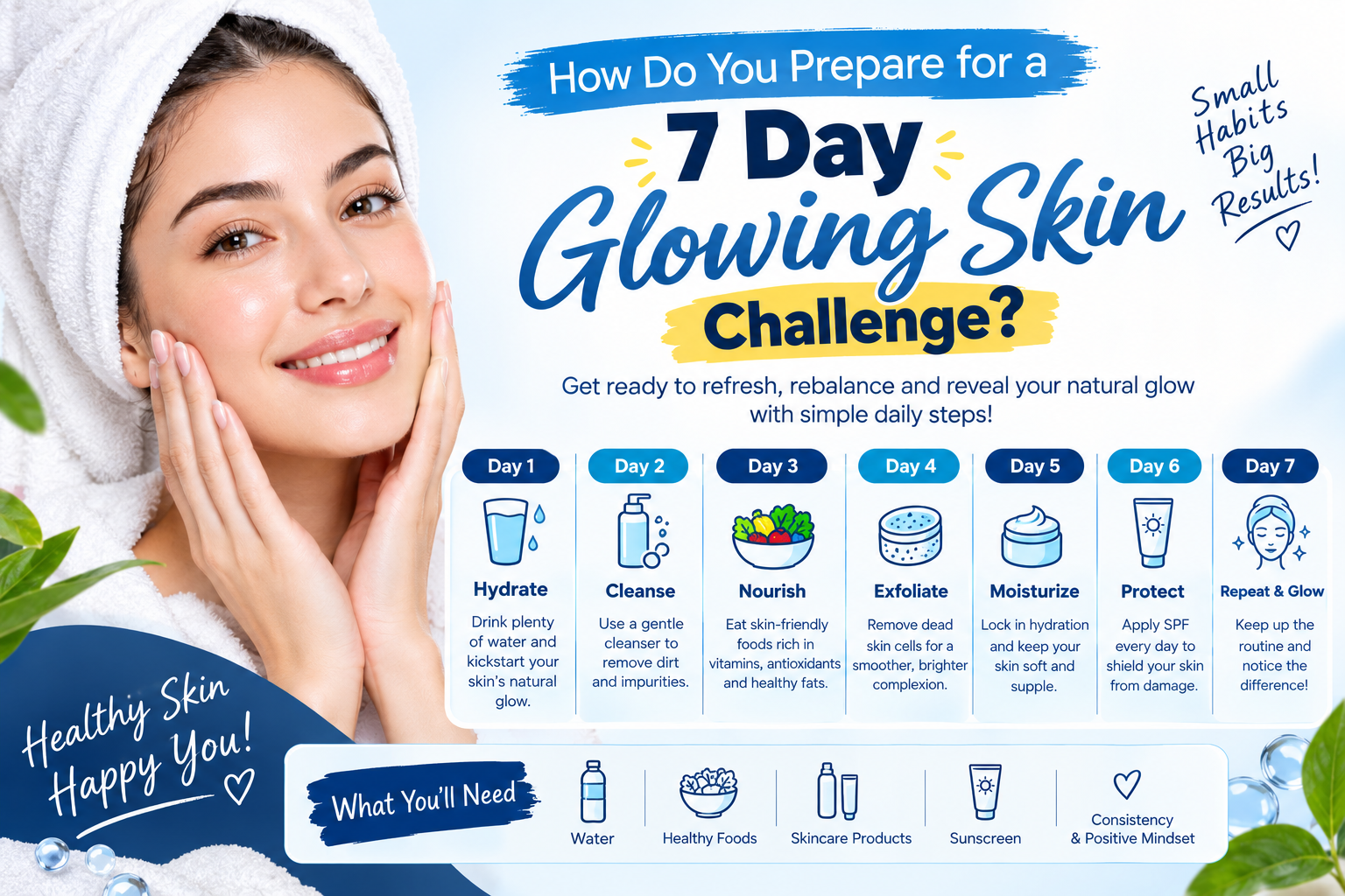 How Do You Prepare for a 7 Day Glowing Skin Challenge