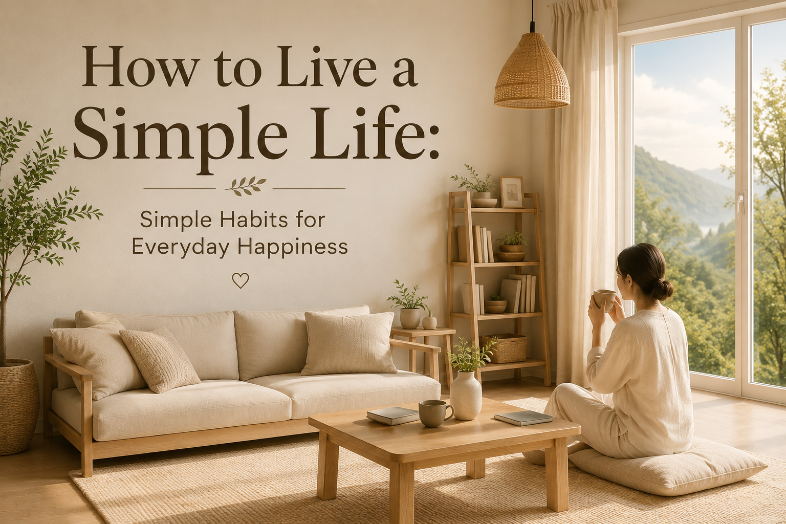 How to Live a Simple Life Simple Habits for Everyday Happiness