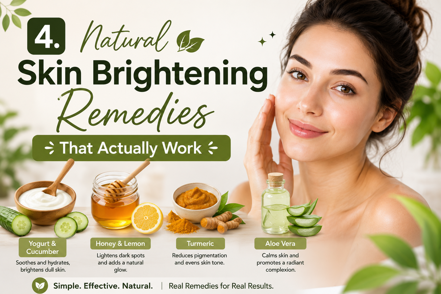 4. Natural Skin Brightening Remedies That Actually Work